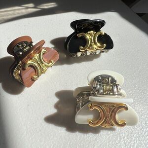 Mini acetate hair claw